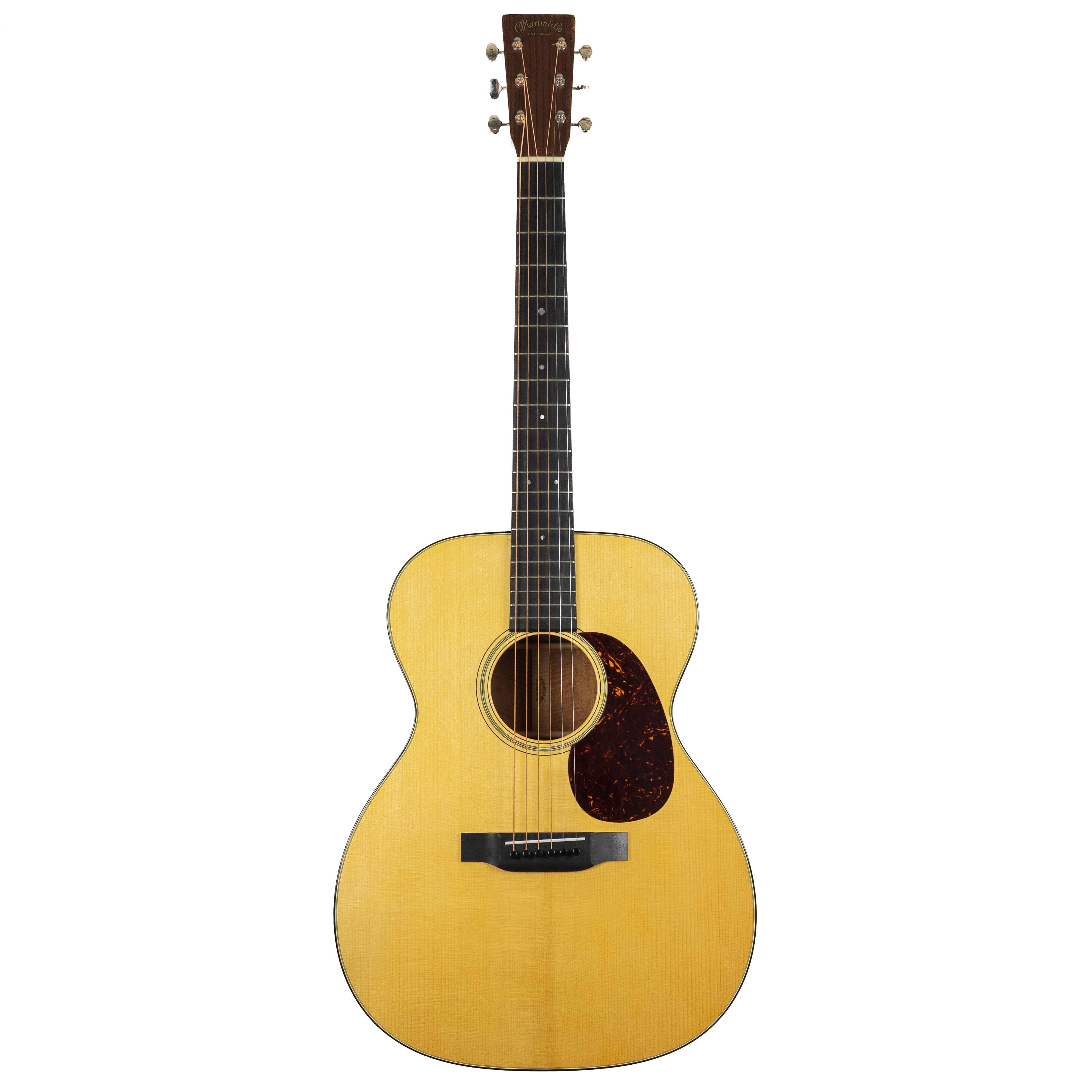 Martin 2021 Custom Shop OM, Adirondack Top / Flame Mahogany B&S