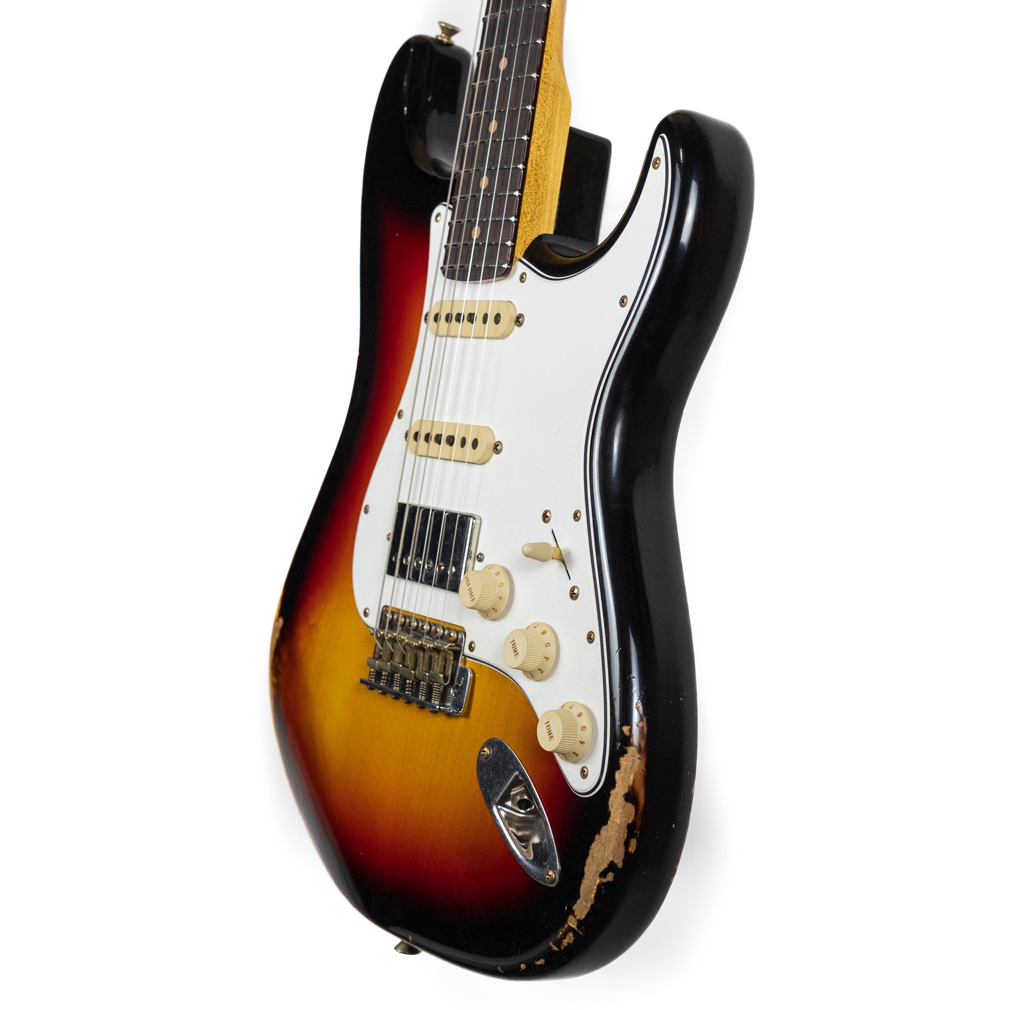 Fender Custom Shop '63 Strat HSS, Relic Sunburst