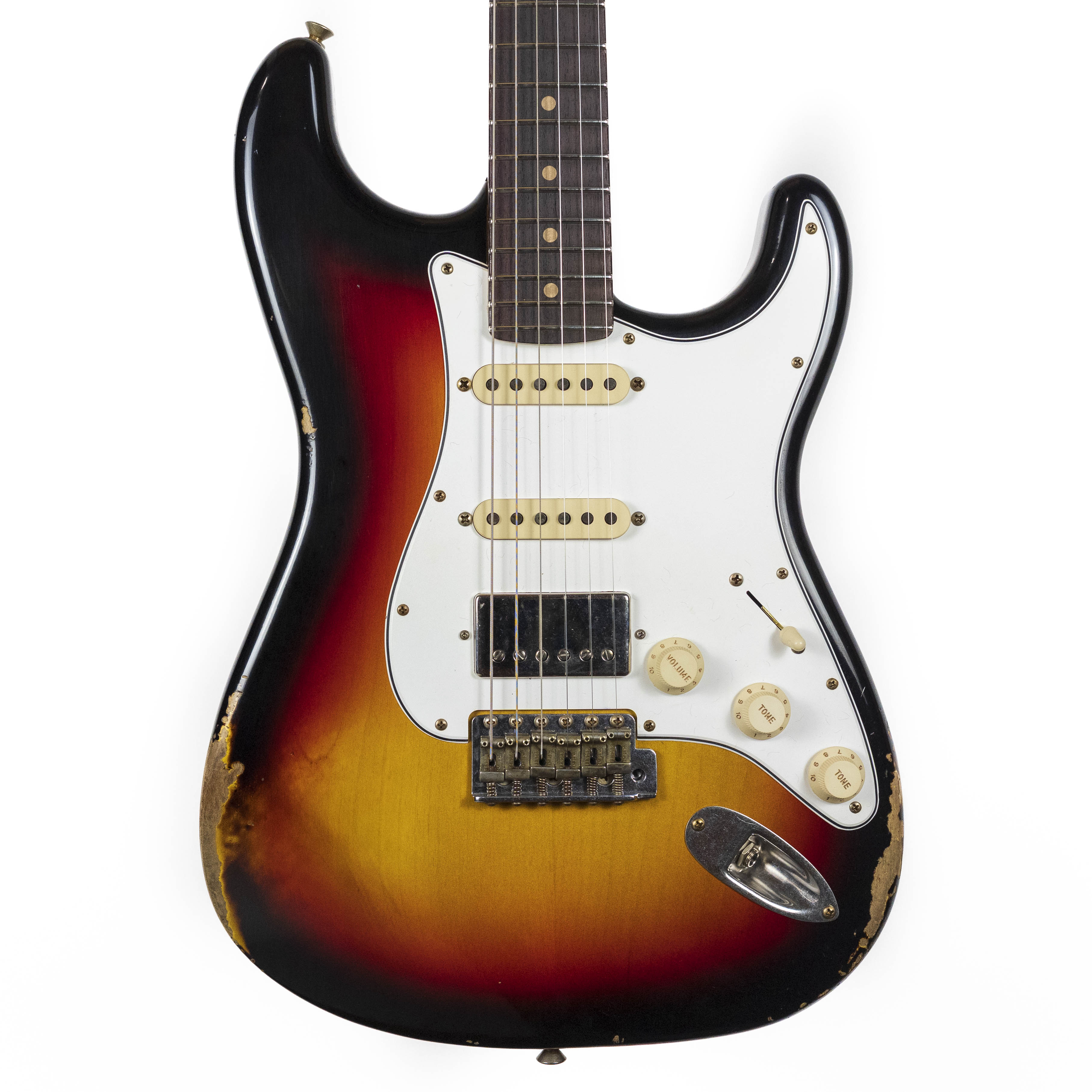 Fender Custom Shop '63 Strat HSS, Relic Sunburst