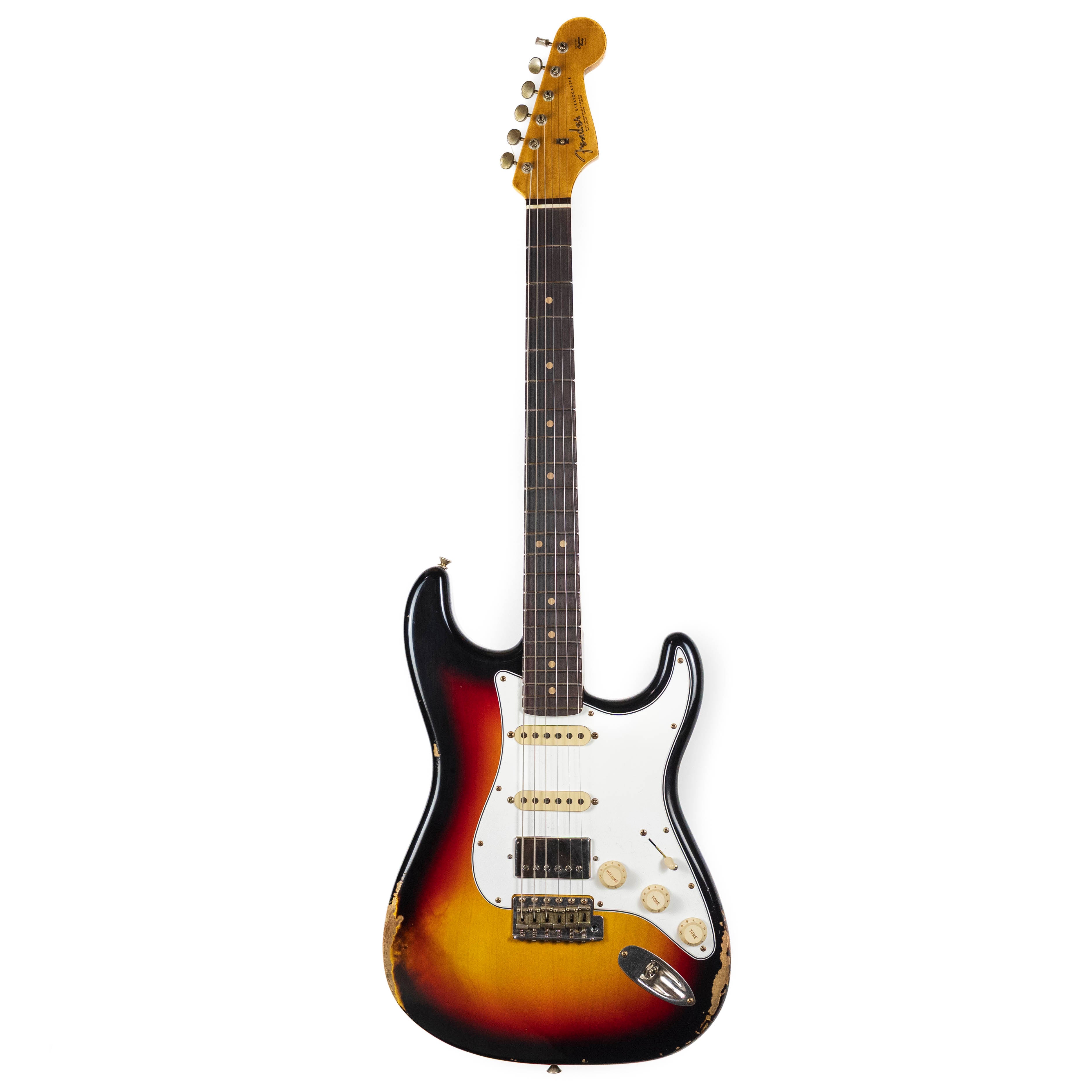 Fender Custom Shop '63 Strat HSS, Relic Sunburst