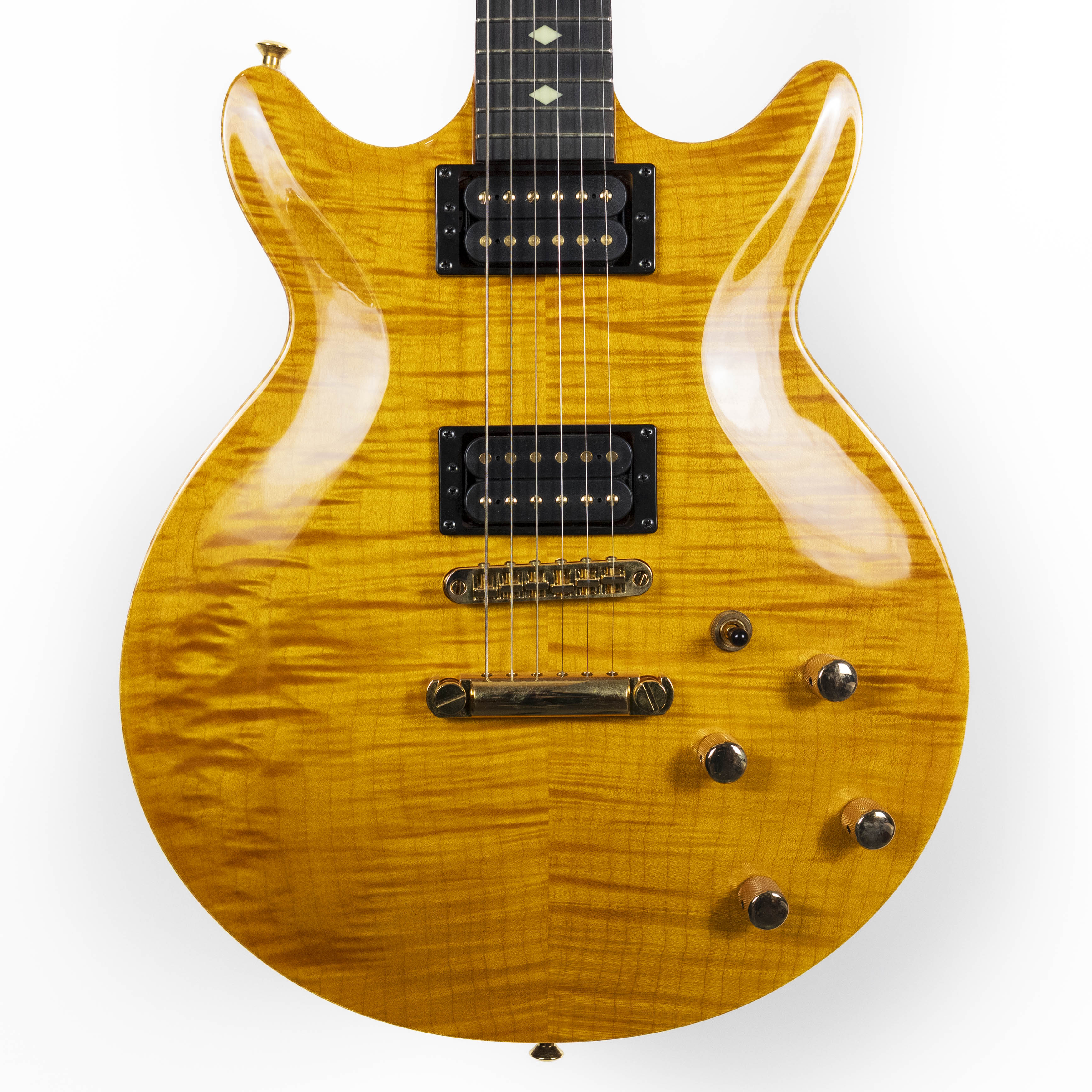 Kiesel 2023 USED FG1, Frank Gambale Semi-Hollow Carved Top, Natural