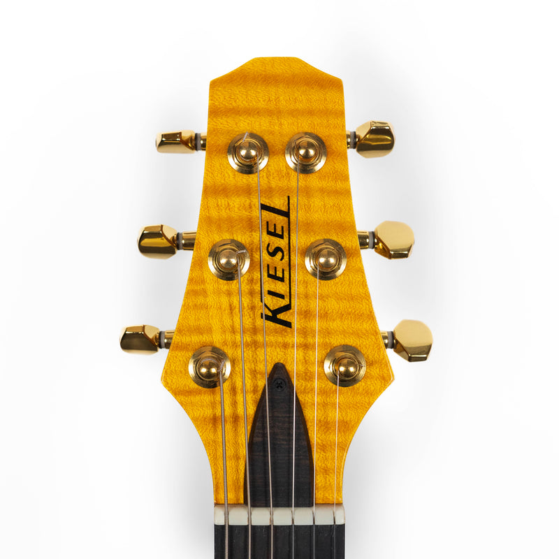 Kiesel 2023 USED FG1, Frank Gambale Semi-Hollow Carved Top, Natural