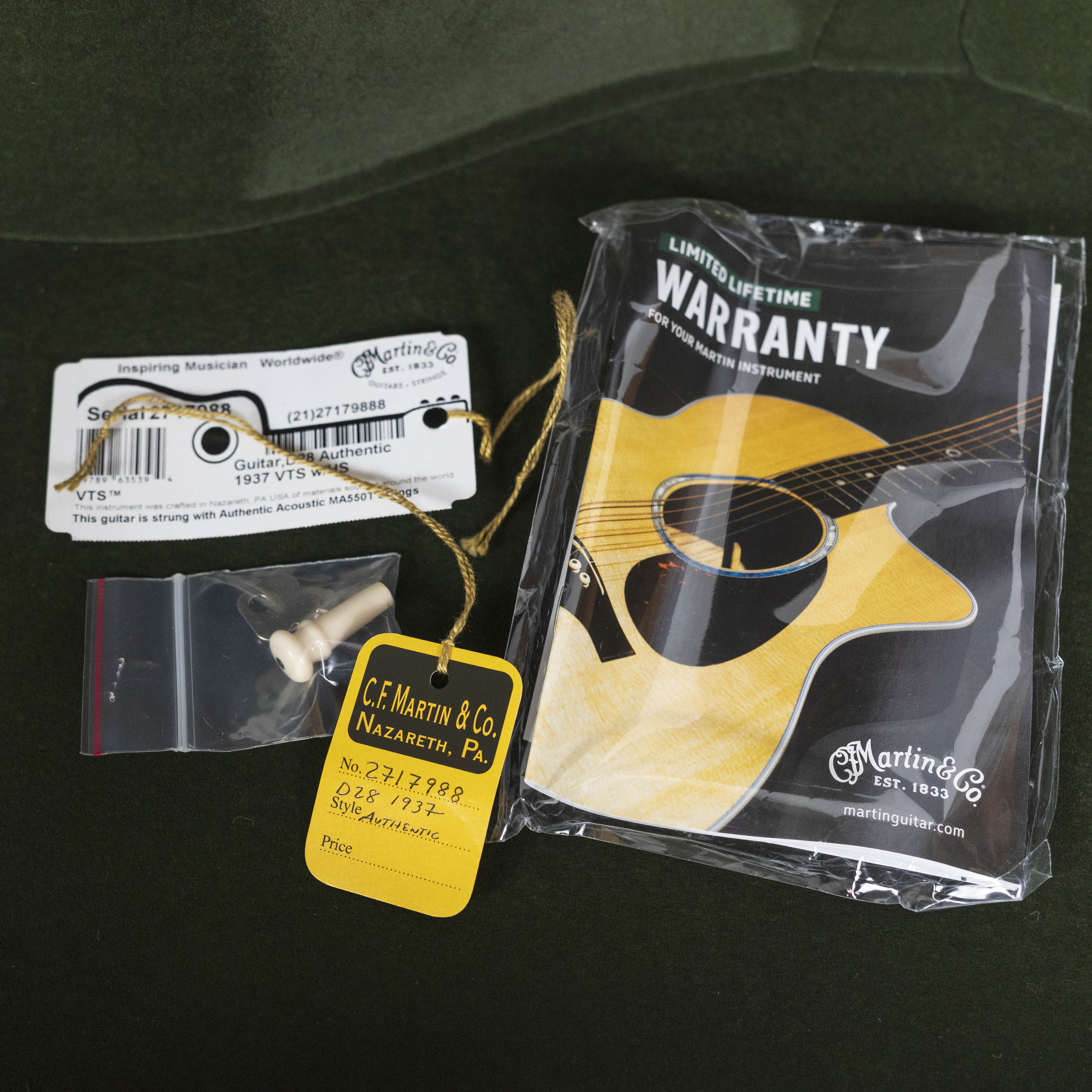 Martin Custom Shop USED 2023 D-28 Authentic 1937, Guatemalan Rosewood