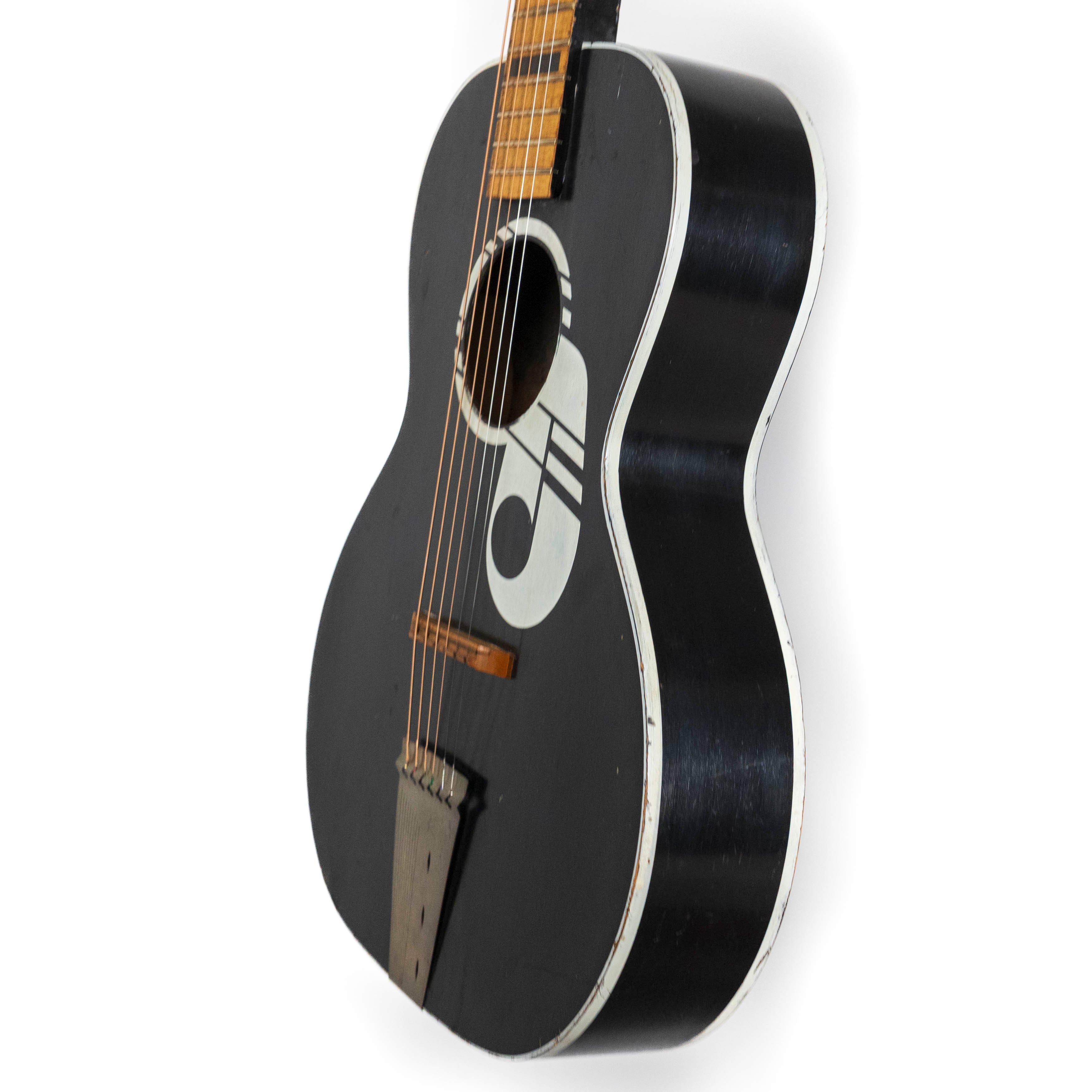 Kay 1960s K1160 Parlor Guitar, Black