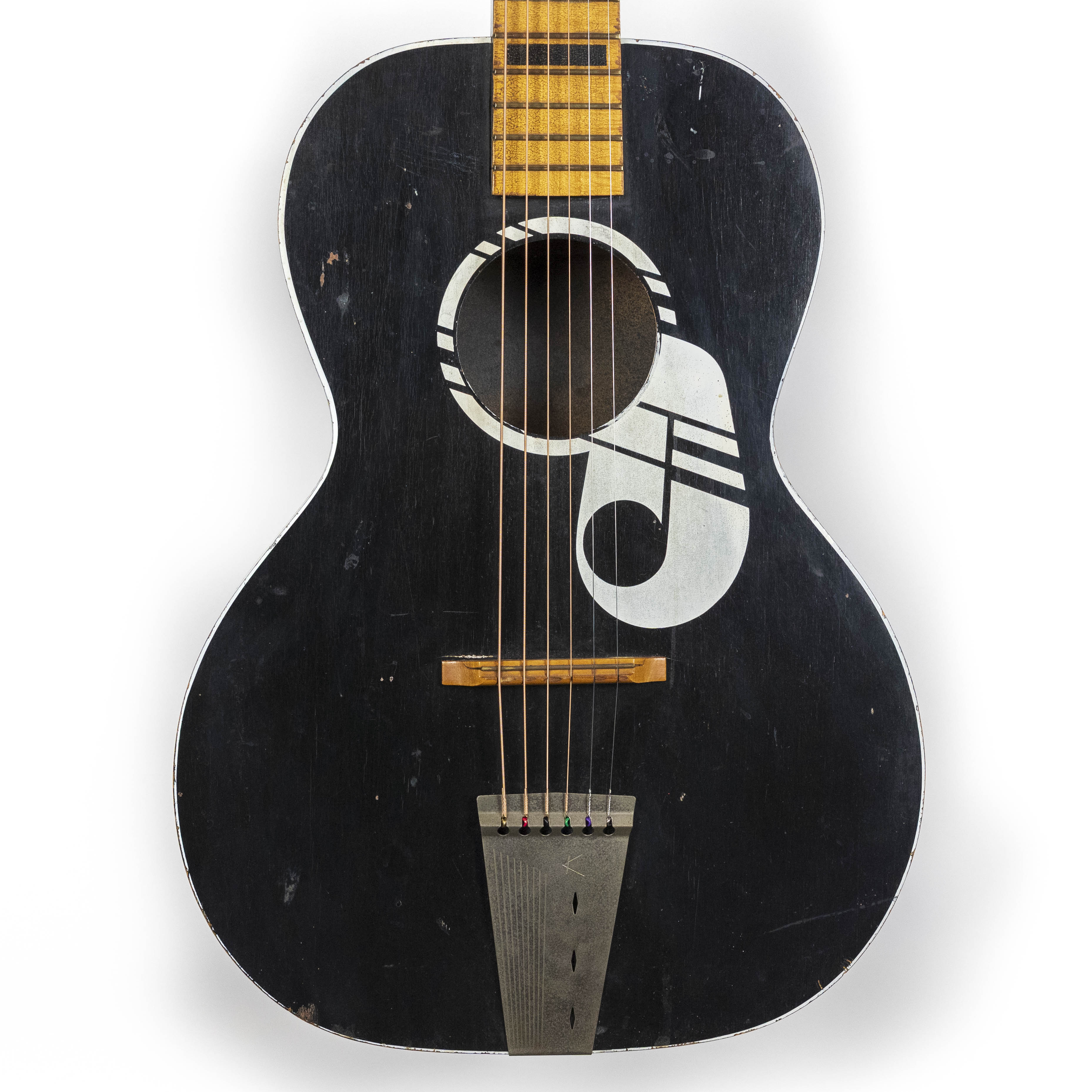 Kay 1960s K1160 Parlor Guitar, Black