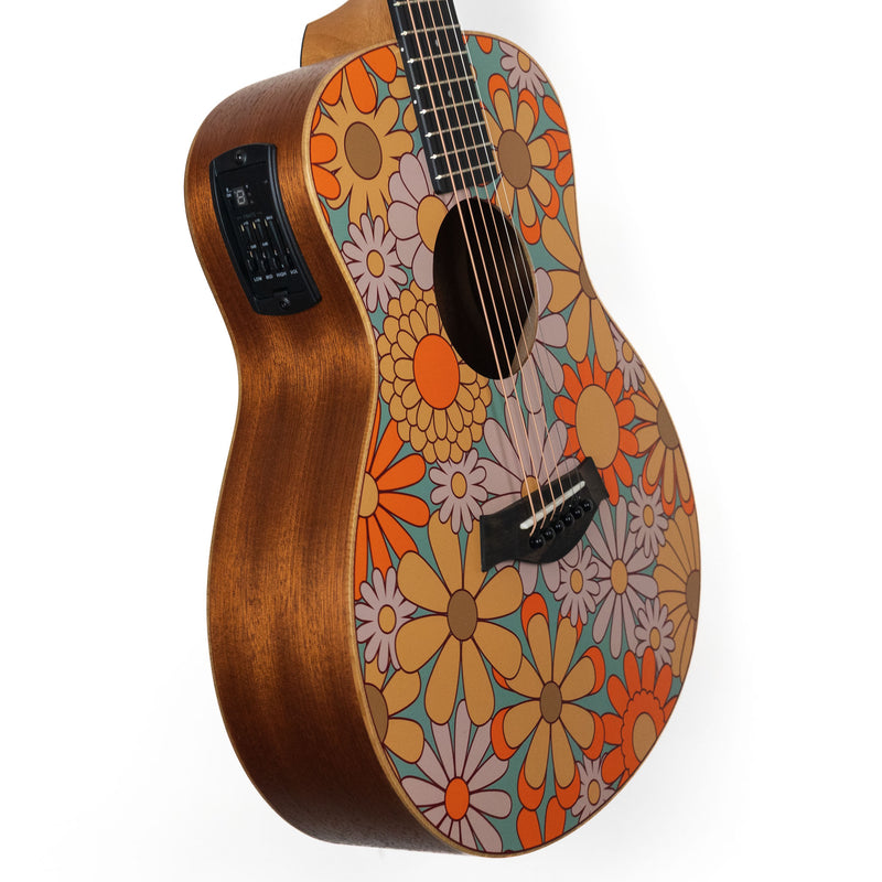 Taylor GS Mini-e Special Edition, Floral Blue