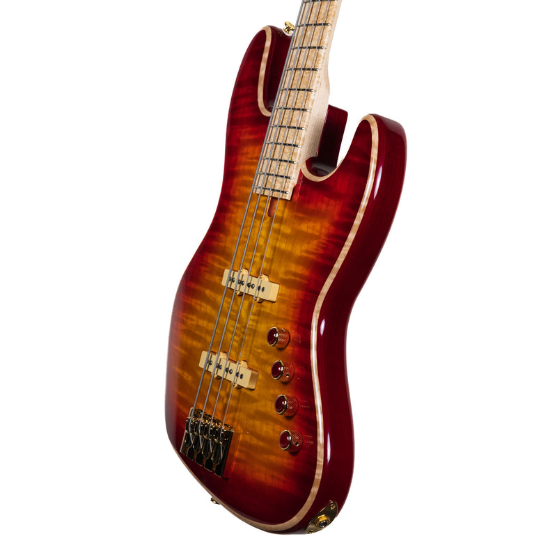 Pensa J-4 Bass, Cherry Burst #1357