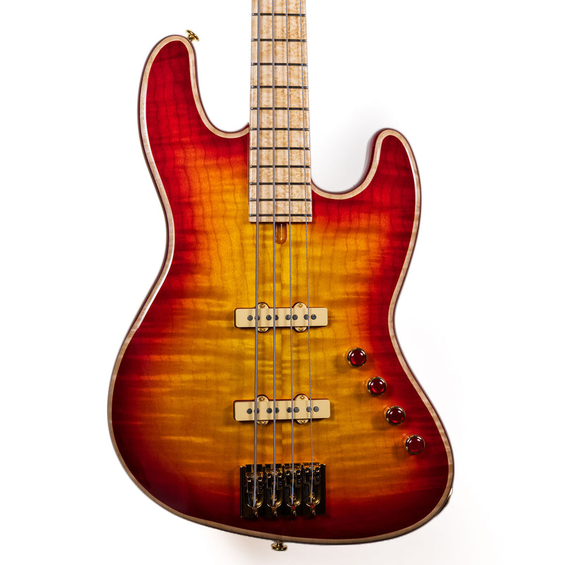 Pensa J-4 Bass, Cherry Burst #1357