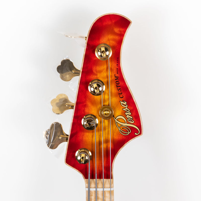 Pensa J-4 Bass, Cherry Burst #1357