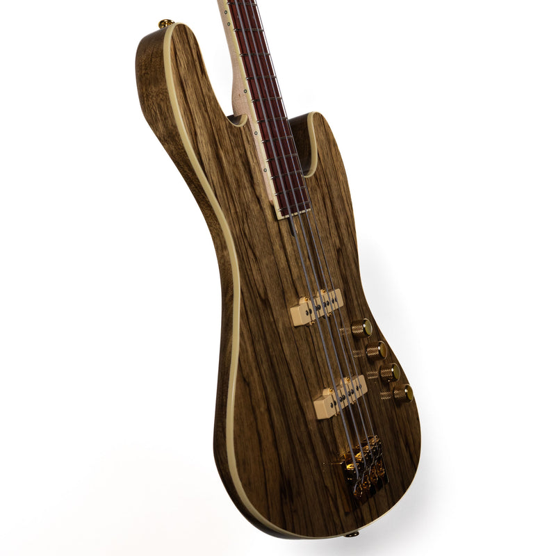 Pensa J-4 Bass, Black Korina #1358