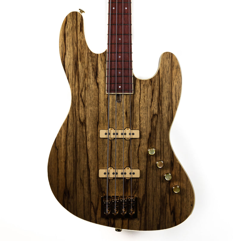 Pensa J-4 Bass, Black Korina #1358