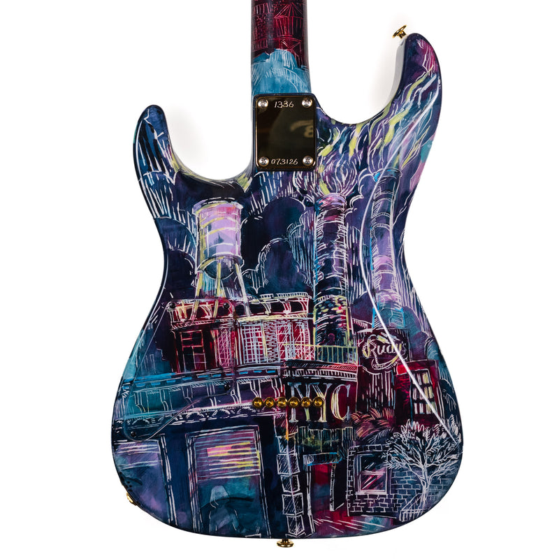 Pensa Soho Custom, Painted by Maria Pensa, Black NYC #1336