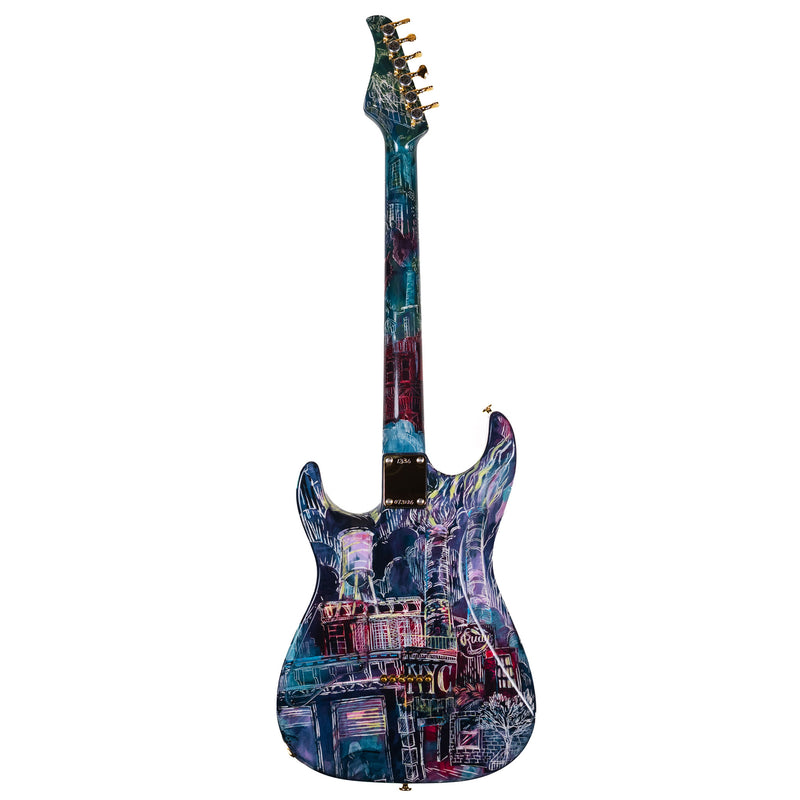 Pensa Soho Custom, Painted by Maria Pensa, Black NYC #1336