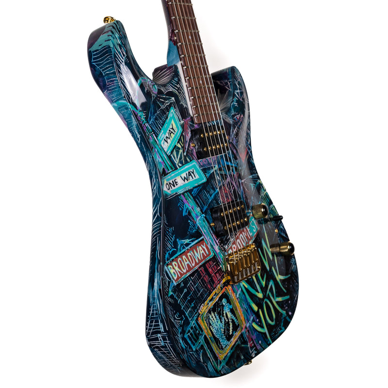 Pensa Soho Custom, Painted by Maria Pensa, Black NYC #1336