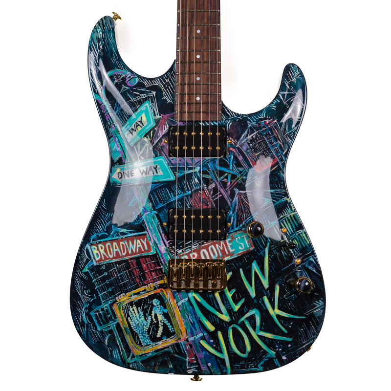 Pensa Soho Custom, Painted by Maria Pensa, Black NYC #1336
