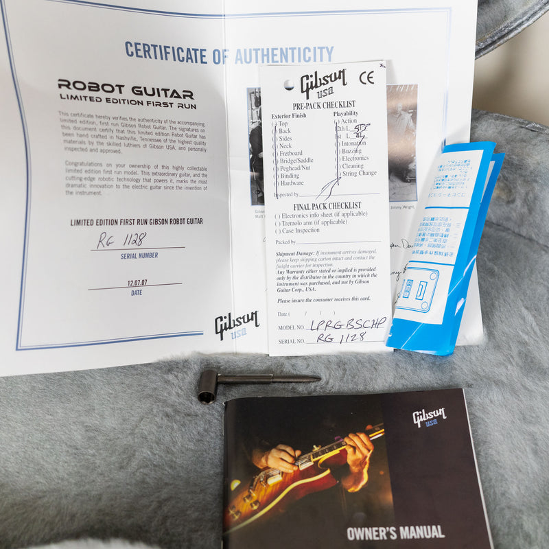 Gibson 2007 Les Paul Robot LE First Run, Blue Burst