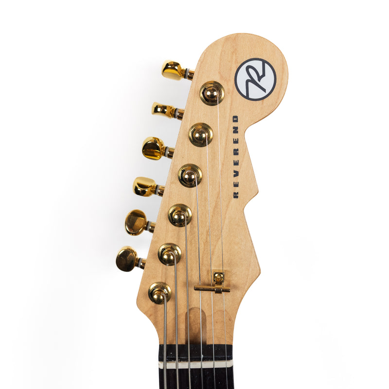 Reverend Descent W 10th Anniversary, Natural Flame Maple with Case