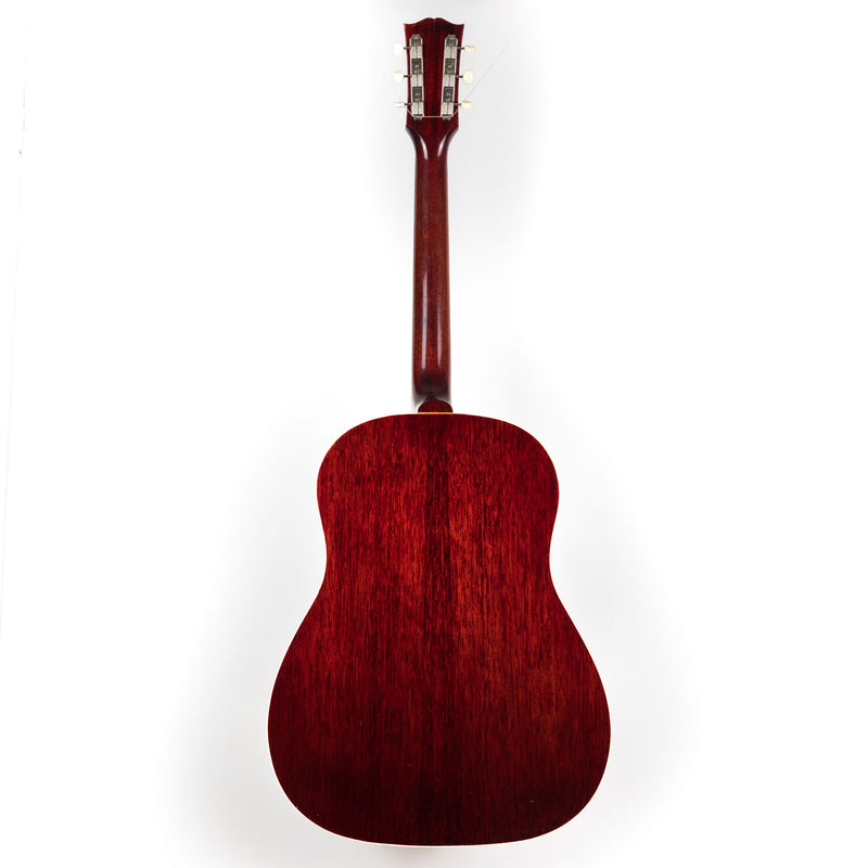 Gibson 1963 J-45 Cherry Sunburst #119223 w/OHSC, (Rosewood Bridge, replacement)