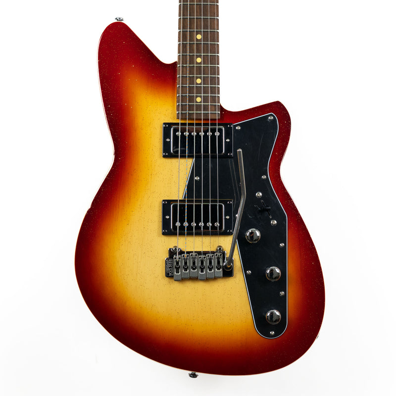 Reverend Jetstream HB, Fire Burst Sparkle with Case