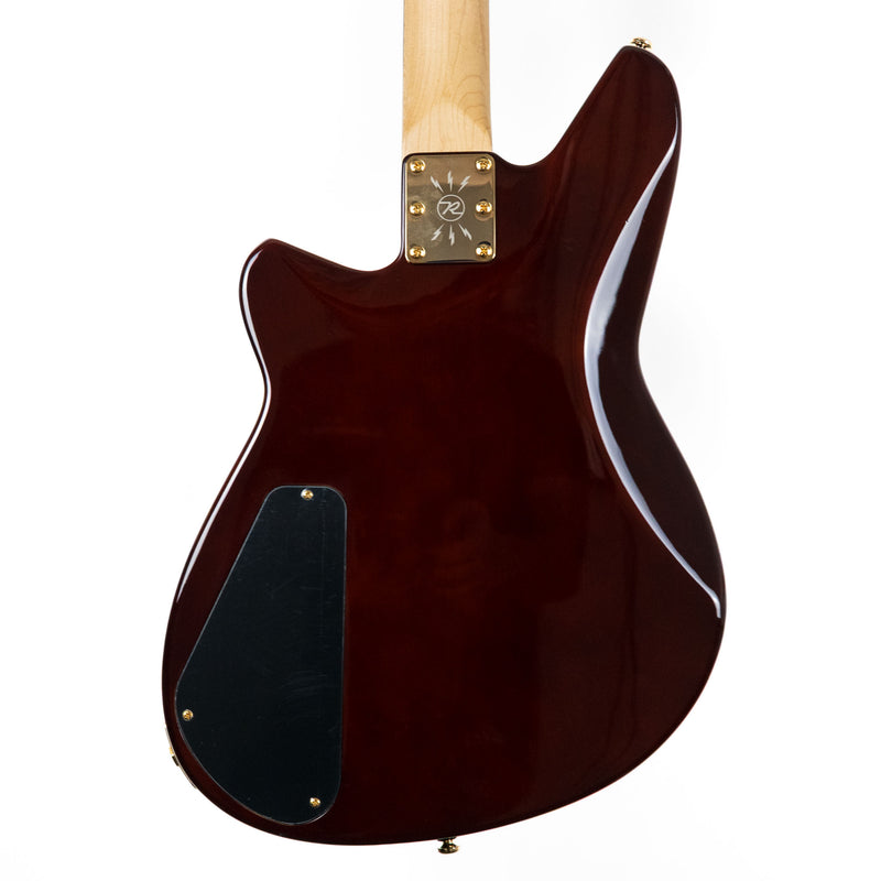 Reverend Descent RA 10th Anniversary, Dark Violin Brown Flame Maple with Case