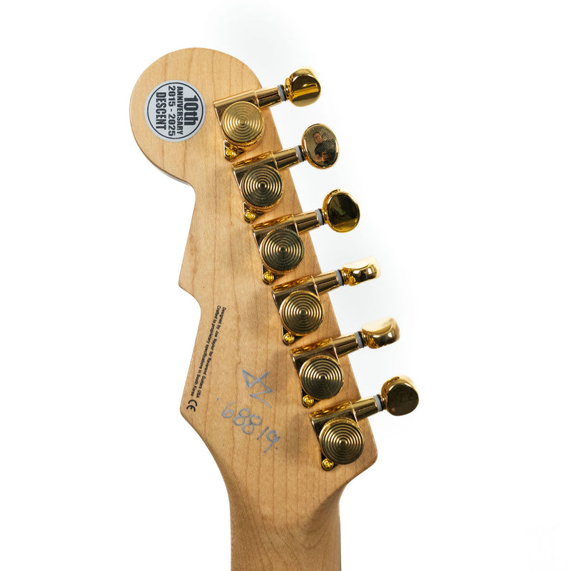 Reverend Descent RA 10th Anniversary, Dark Violin Brown Flame Maple with Case