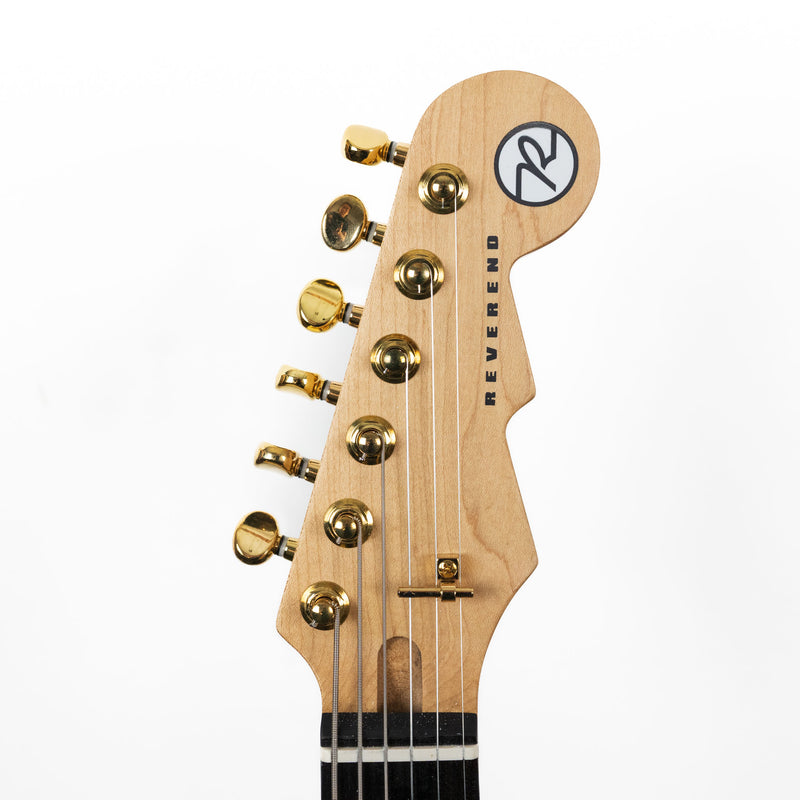 Reverend Descent RA 10th Anniversary, Dark Violin Brown Flame Maple with Case