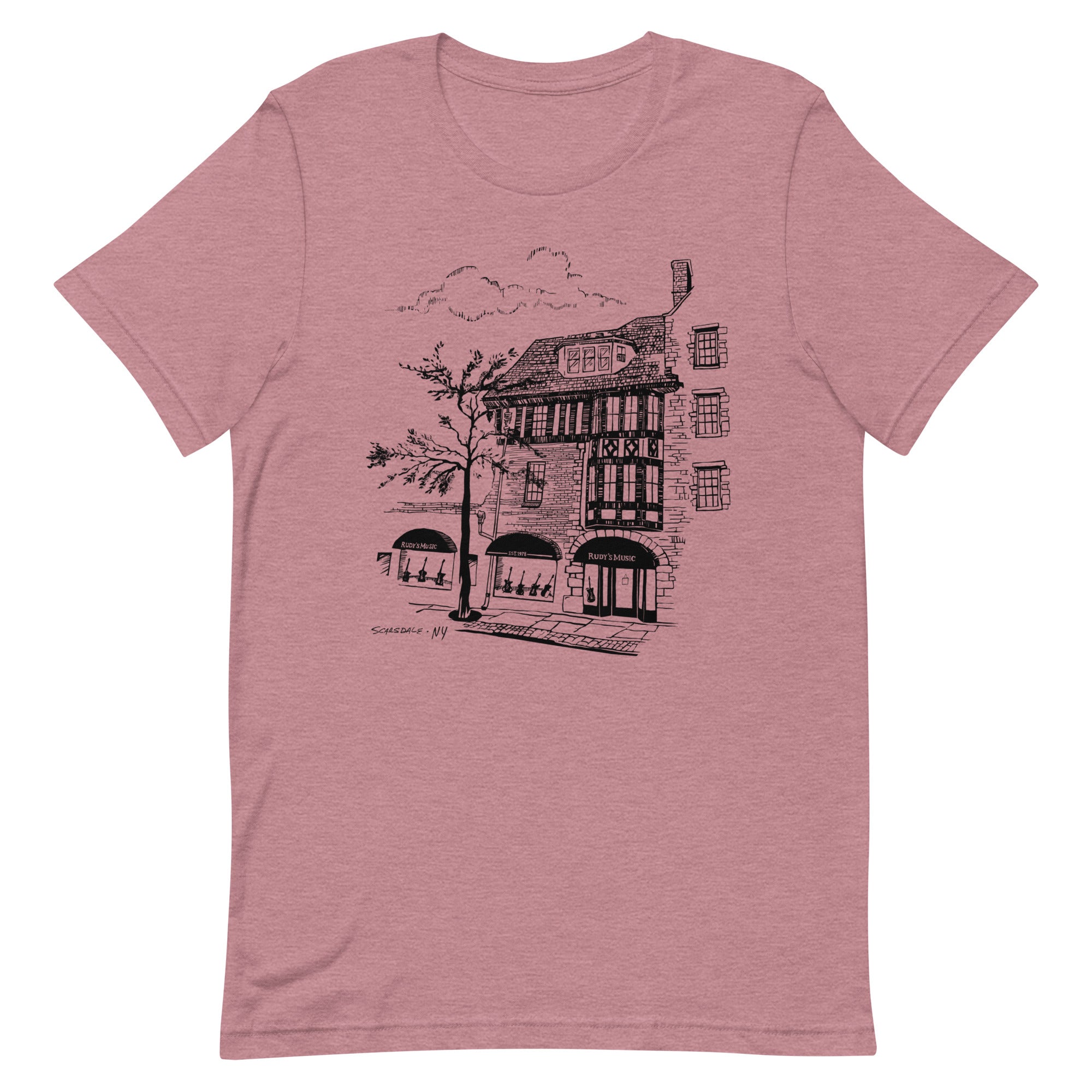 Rudy's Music Scarsdale Store T-Shirt, Black Ink