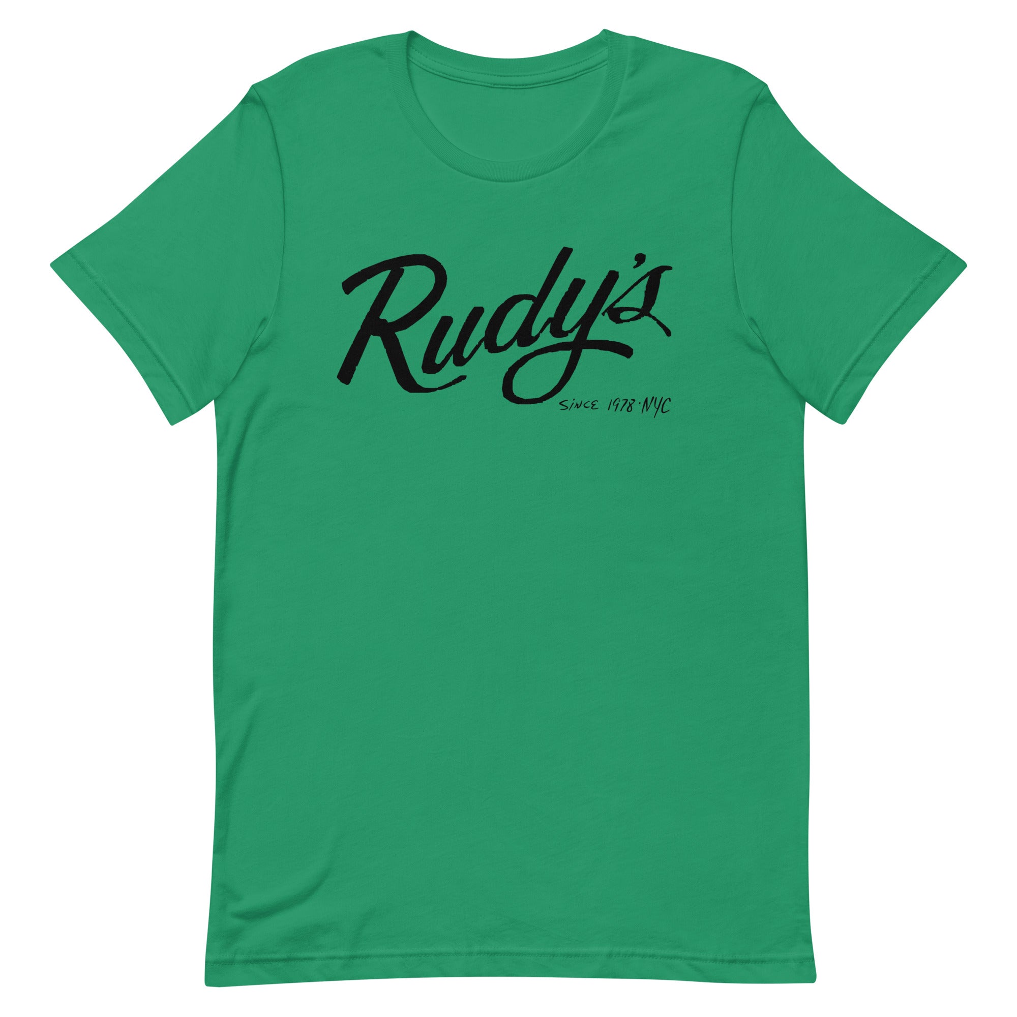 Rudy's Music Script Logo, Black Ink