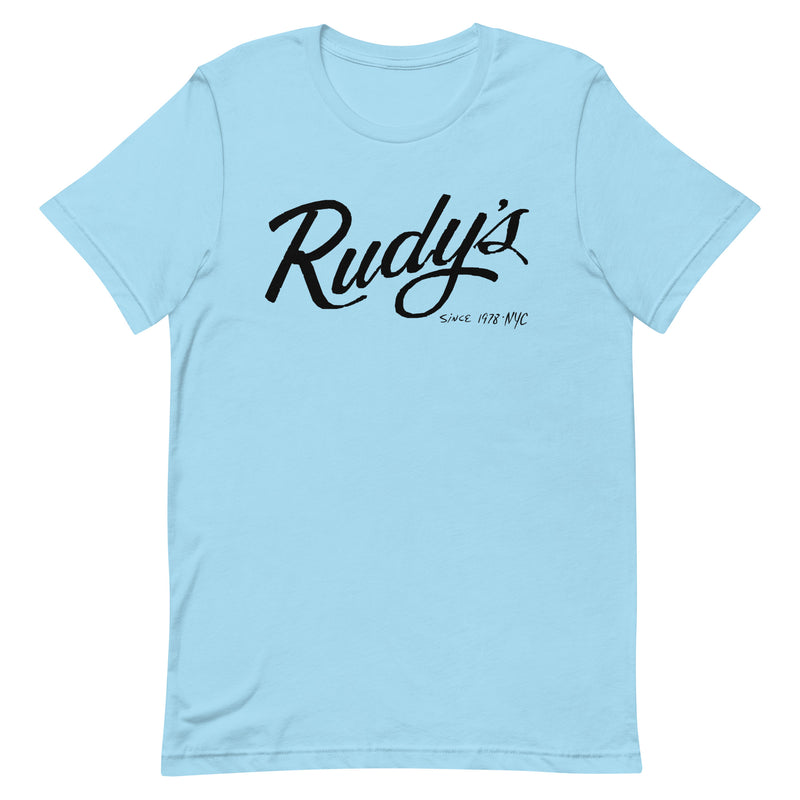 Rudy's Music Script Logo, Black Ink