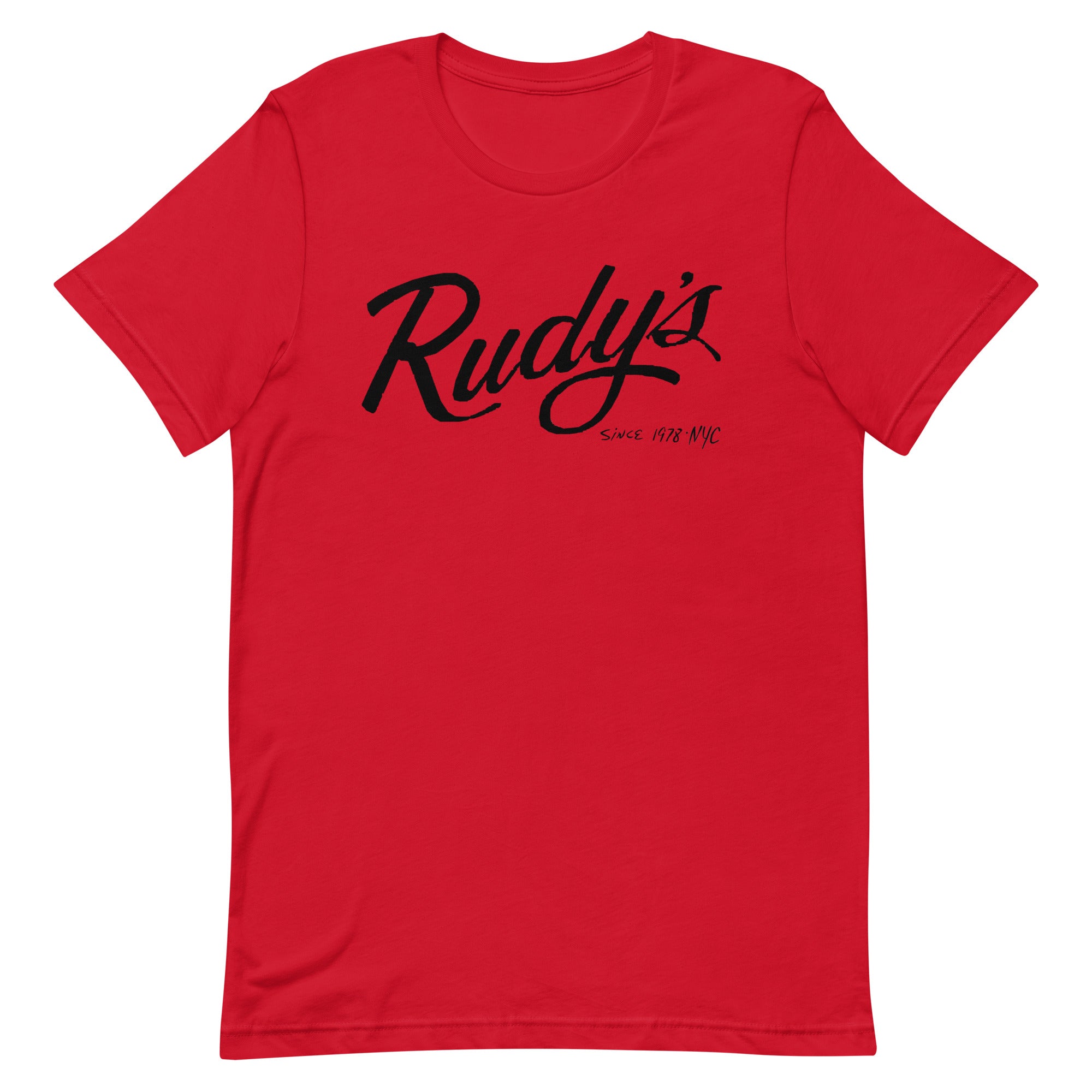 Rudy's Music Script Logo, Black Ink