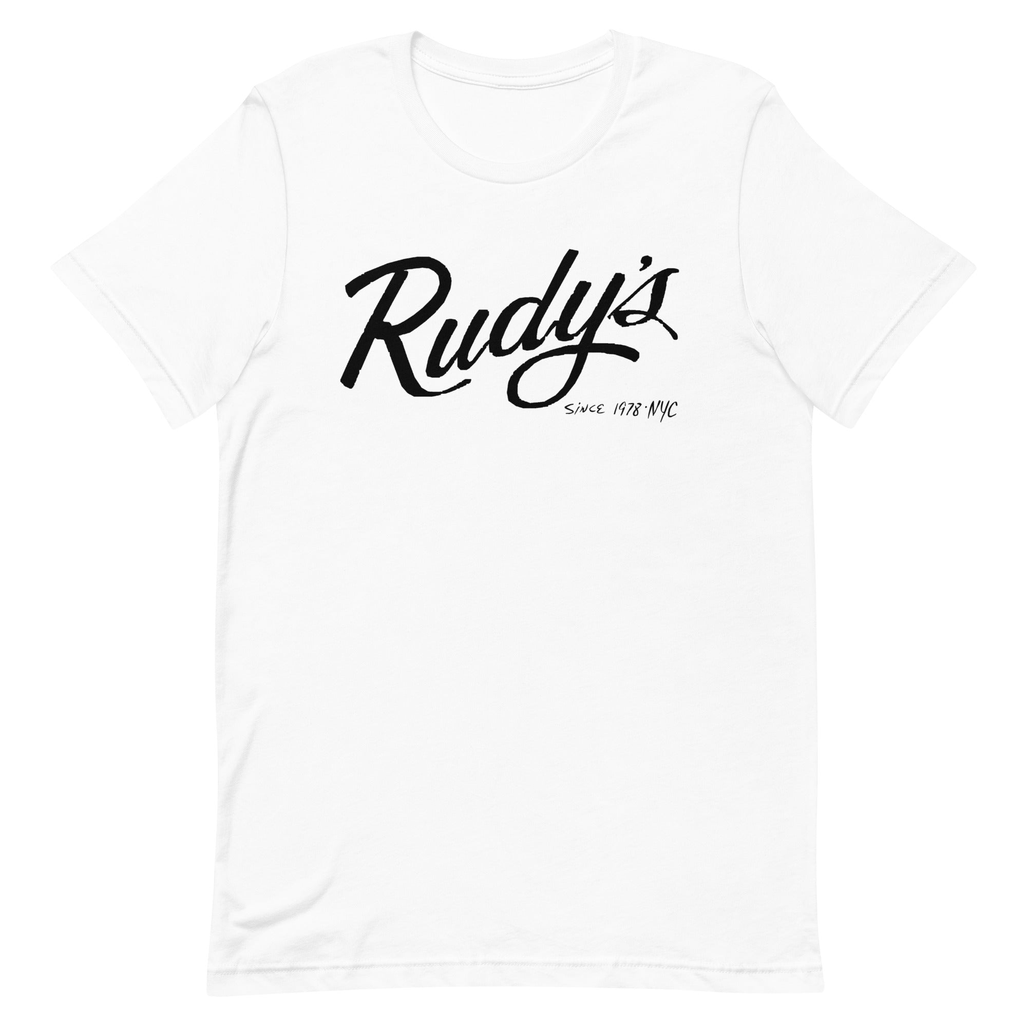 Rudy's Music Script Logo, Black Ink