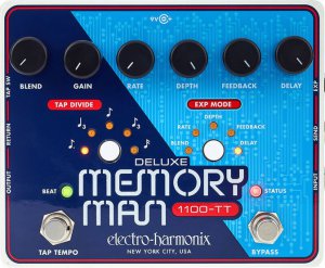 Electro-Harmonix Deluxe Memory Man 1100-TT Tap Tempo