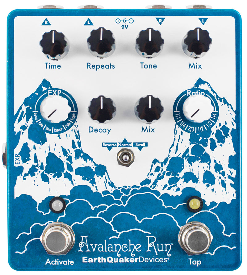 Earthquaker Devices Avalanche Run Stereo Reverb and Delay w/ Tap Tempo