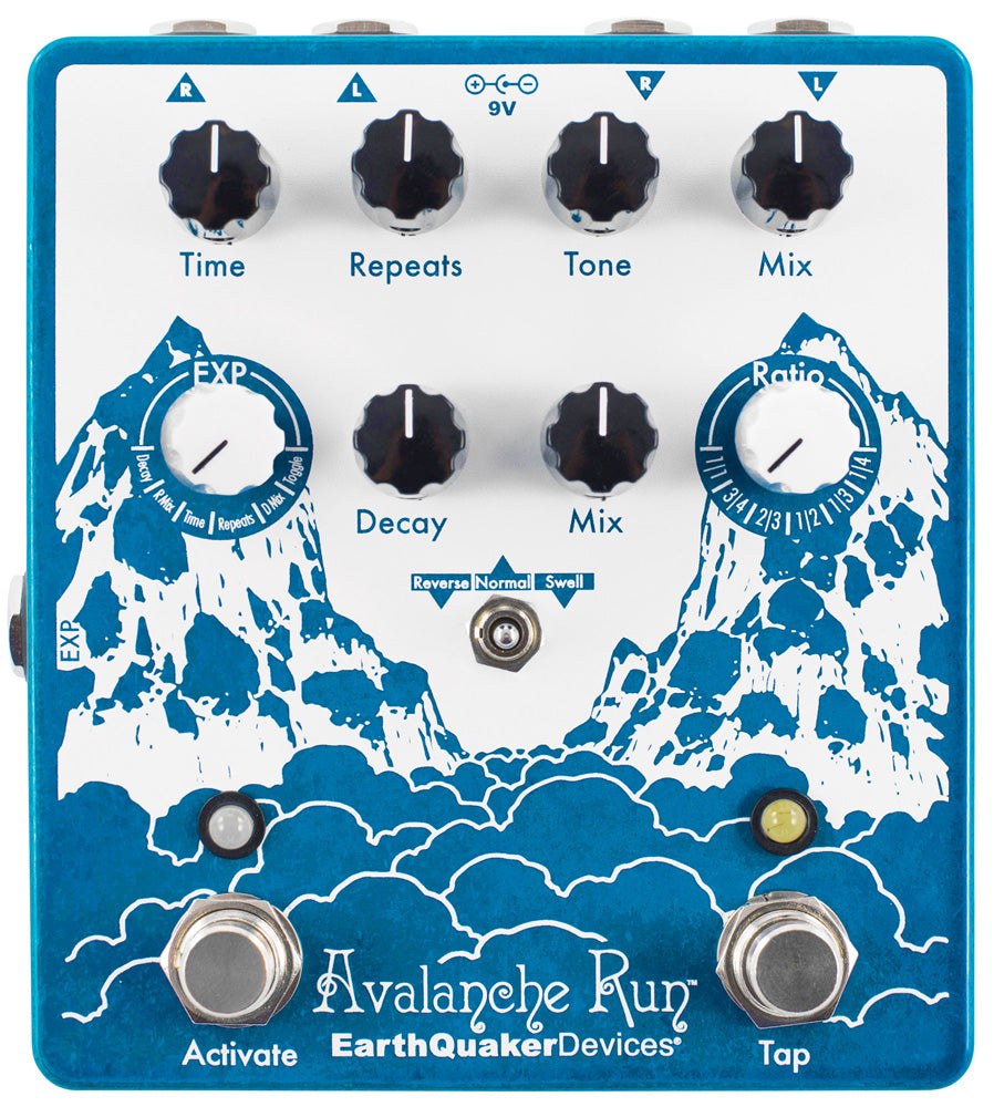 Earthquaker Devices Avalanche Run Stereo Reverb and Delay w/ Tap Tempo