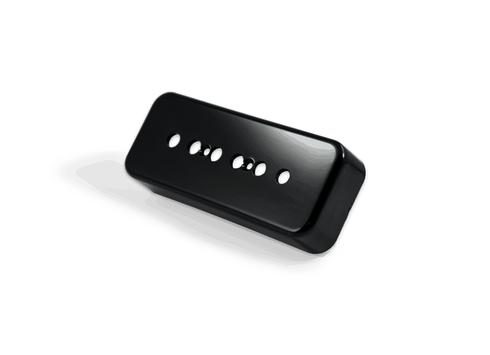 Lindy Fralin Pickups P90 Stock Single Neck Soapbar Black Cover 2-Conductor Lead