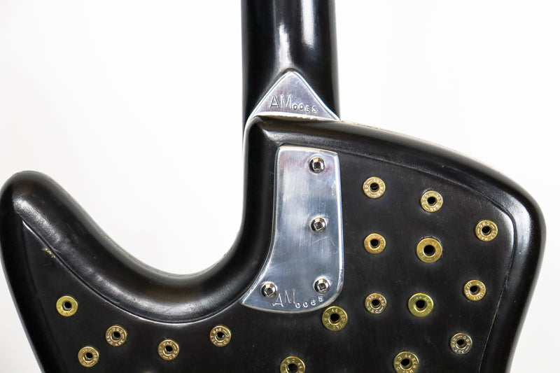 AM Guitars #0065 Brass Bullets Black P90s w/hardshell case