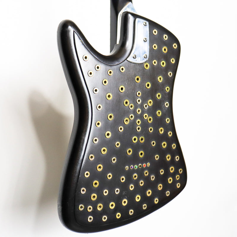 AM Guitars #0065 Brass Bullets Black P90s w/hardshell case