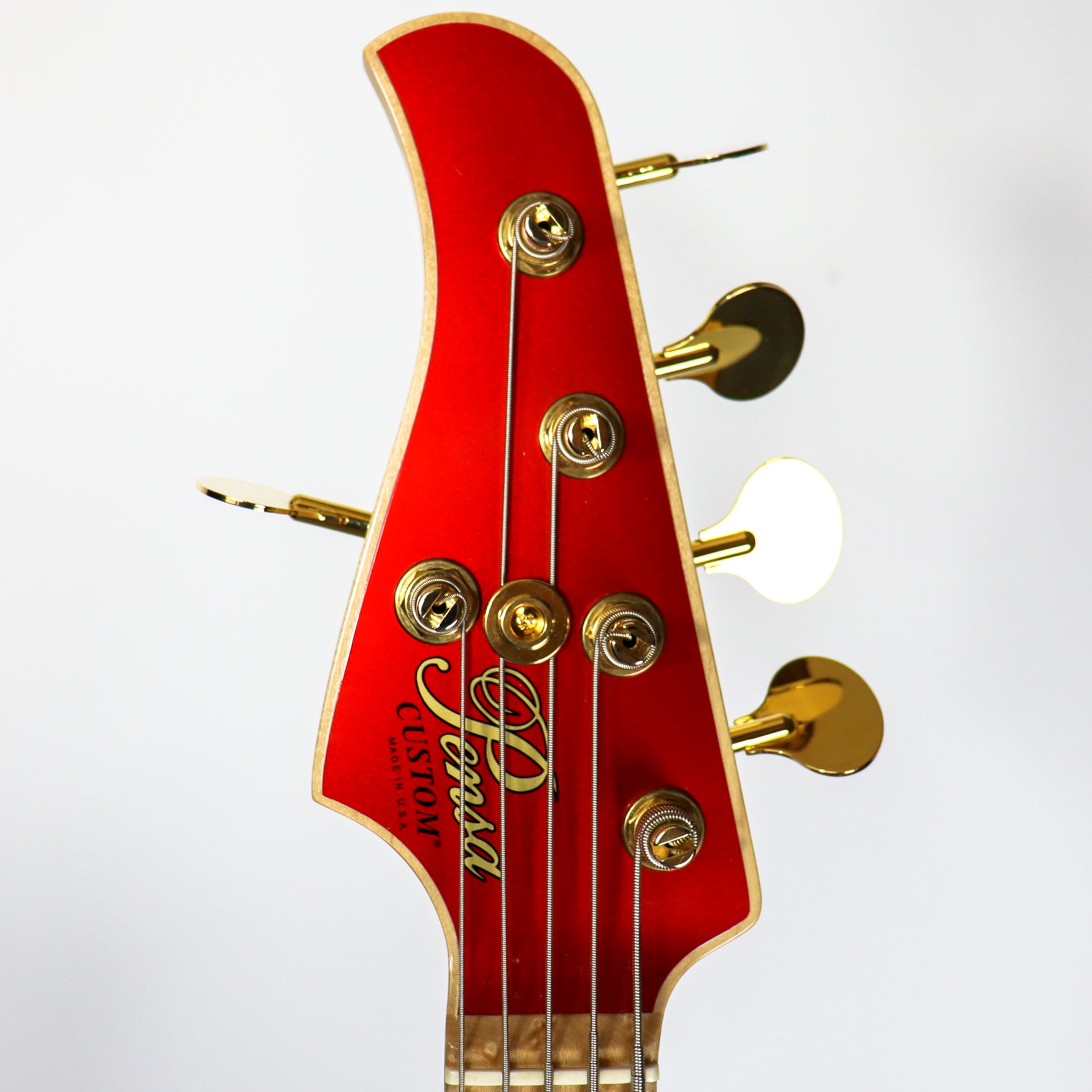 Pensa J535 Bass Plus Lefty, Cherry Burst/Candy Apple Red 0901