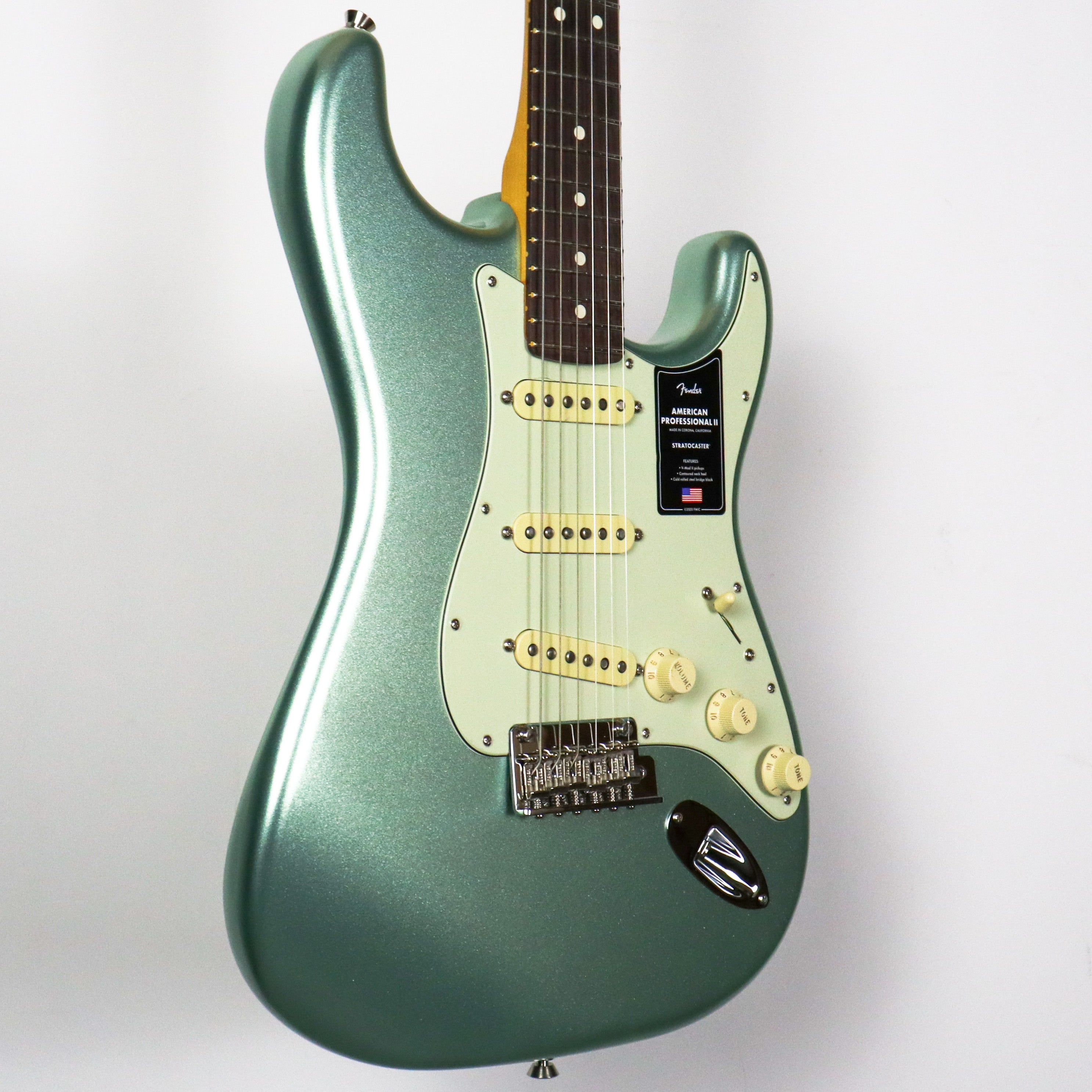 American Professional II Stratocaster, Rosewood Fingerboard, Mystic Surf Green