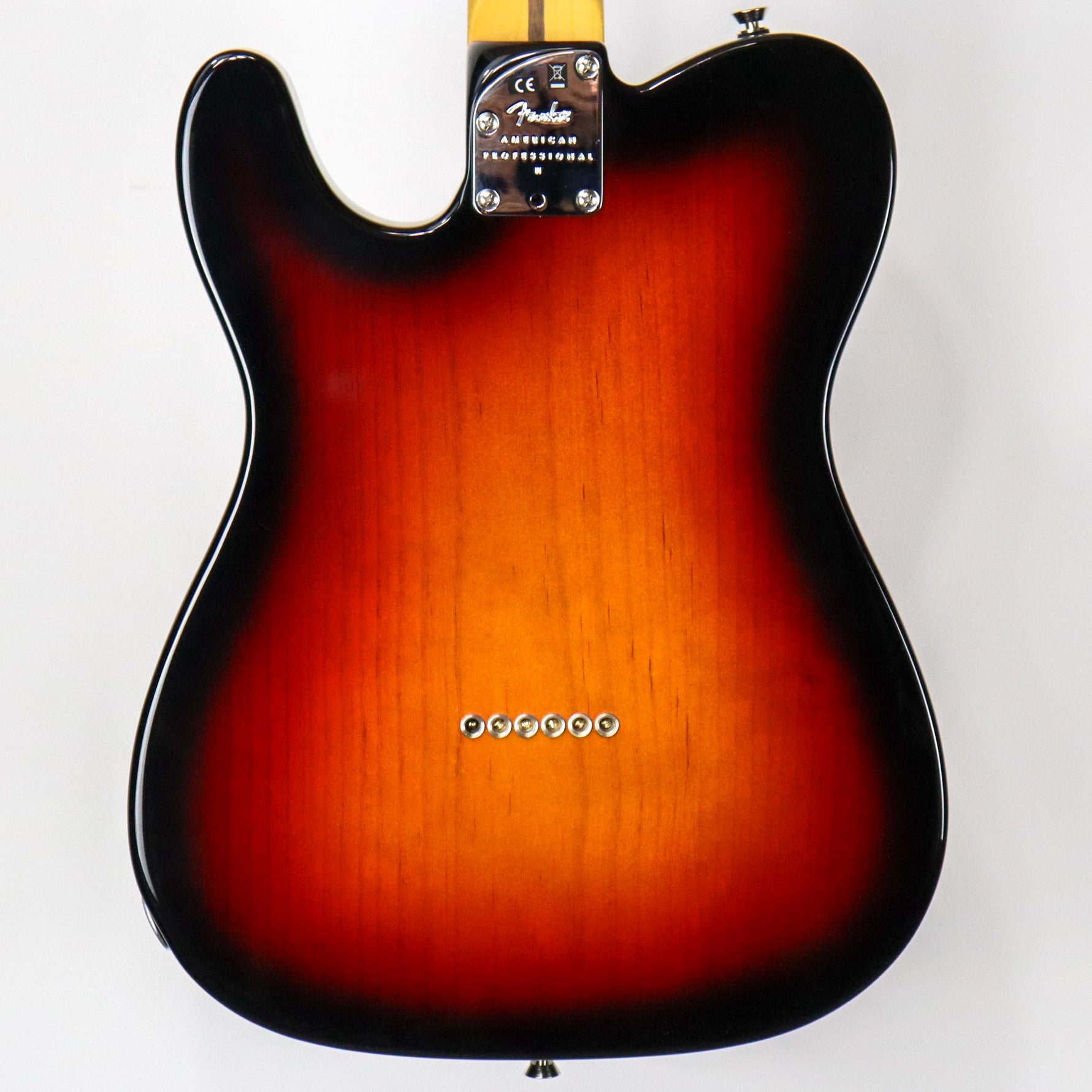 Fender American Professional II Telecaster 3 Tone Sunburst, Maple Neck