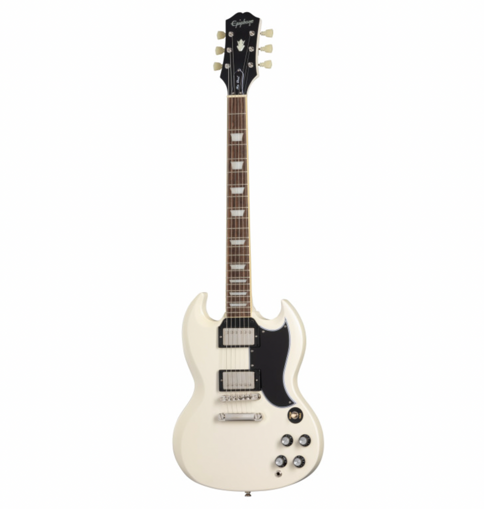 Epiphone 1961 Les Paul SG Standard Aged Classic White