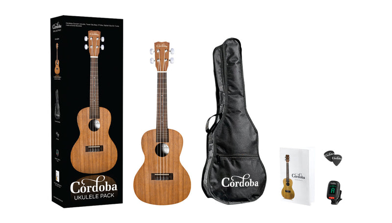 Cordoba UP100 Complete Ukulele Package