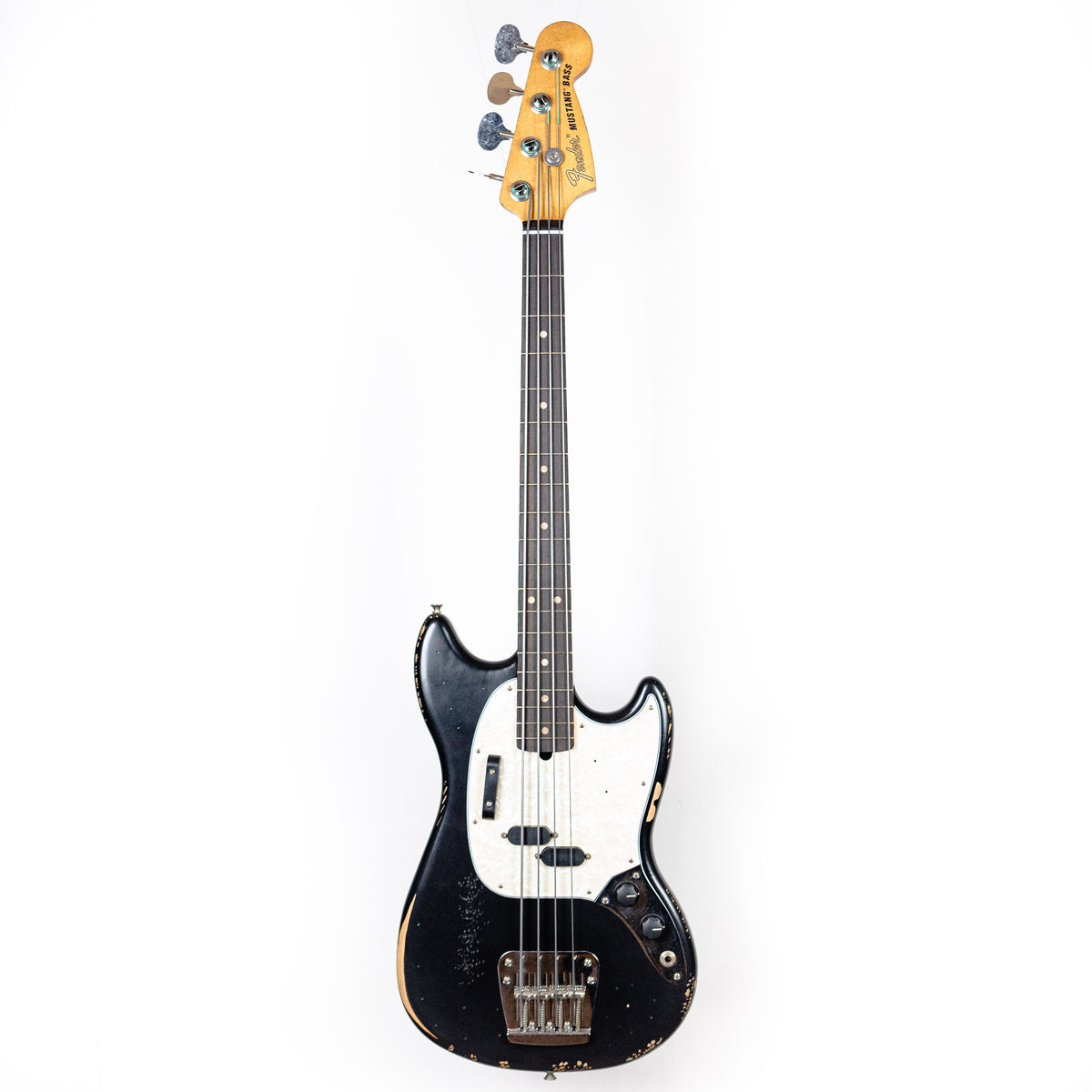 ベース Fender JMJ Mustang Bass Fender JMJ Mustang Bass Black — Rudy's Music