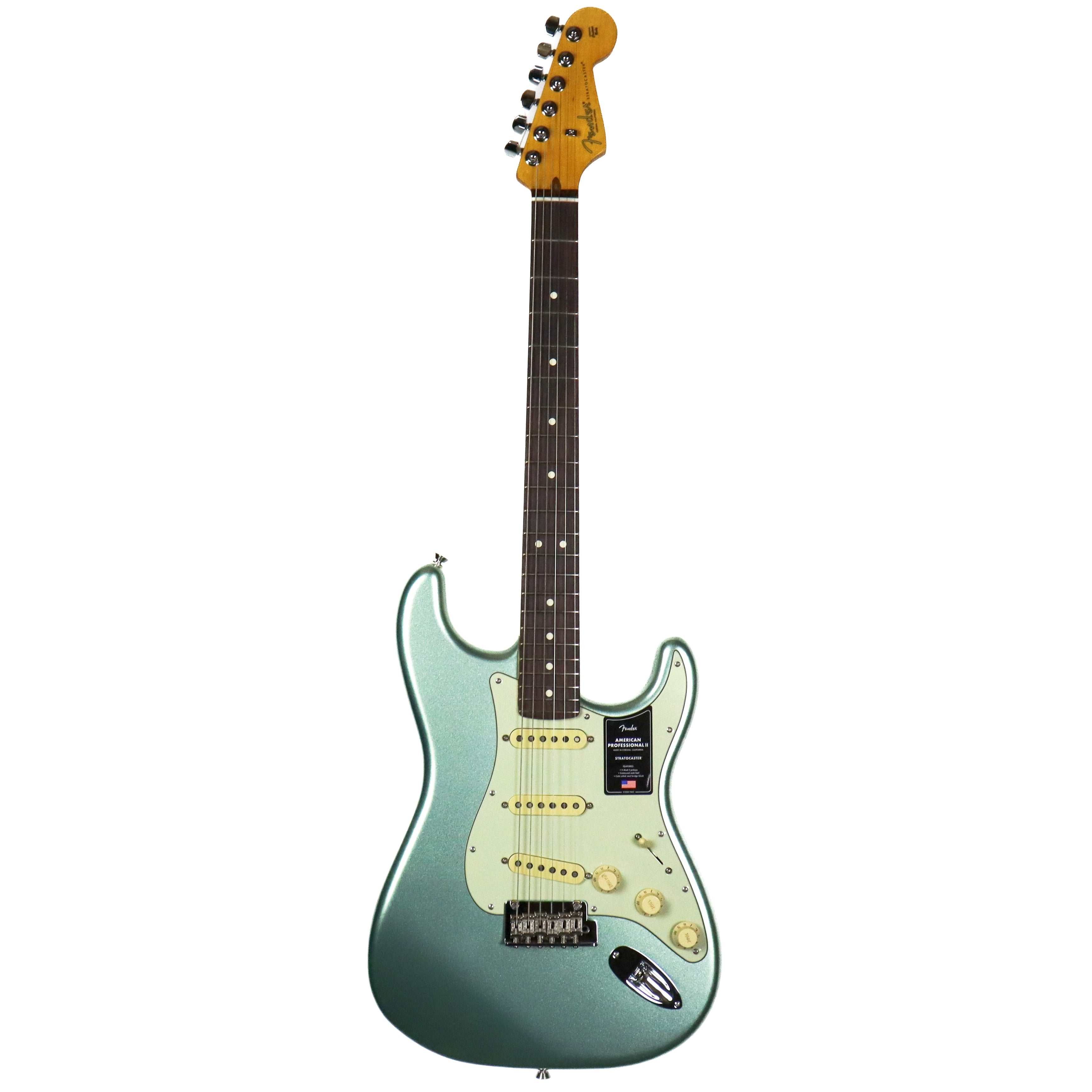 American Professional II Stratocaster, Rosewood Fingerboard, Mystic Surf Green