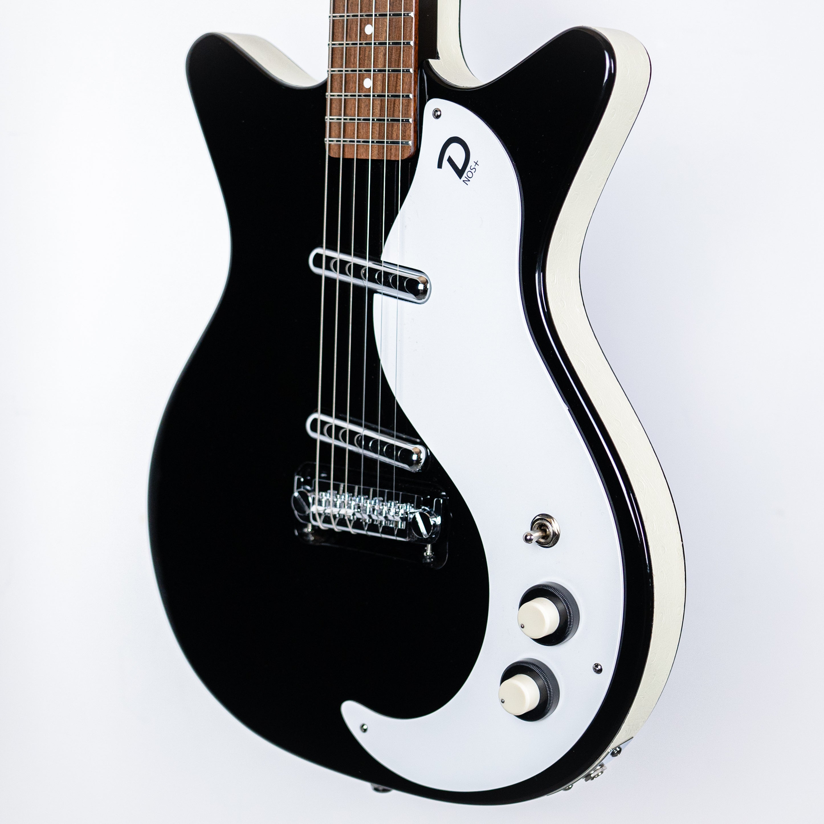 Danelectro 59M- NOS+ Double Cutaway Black — Rudy's Music