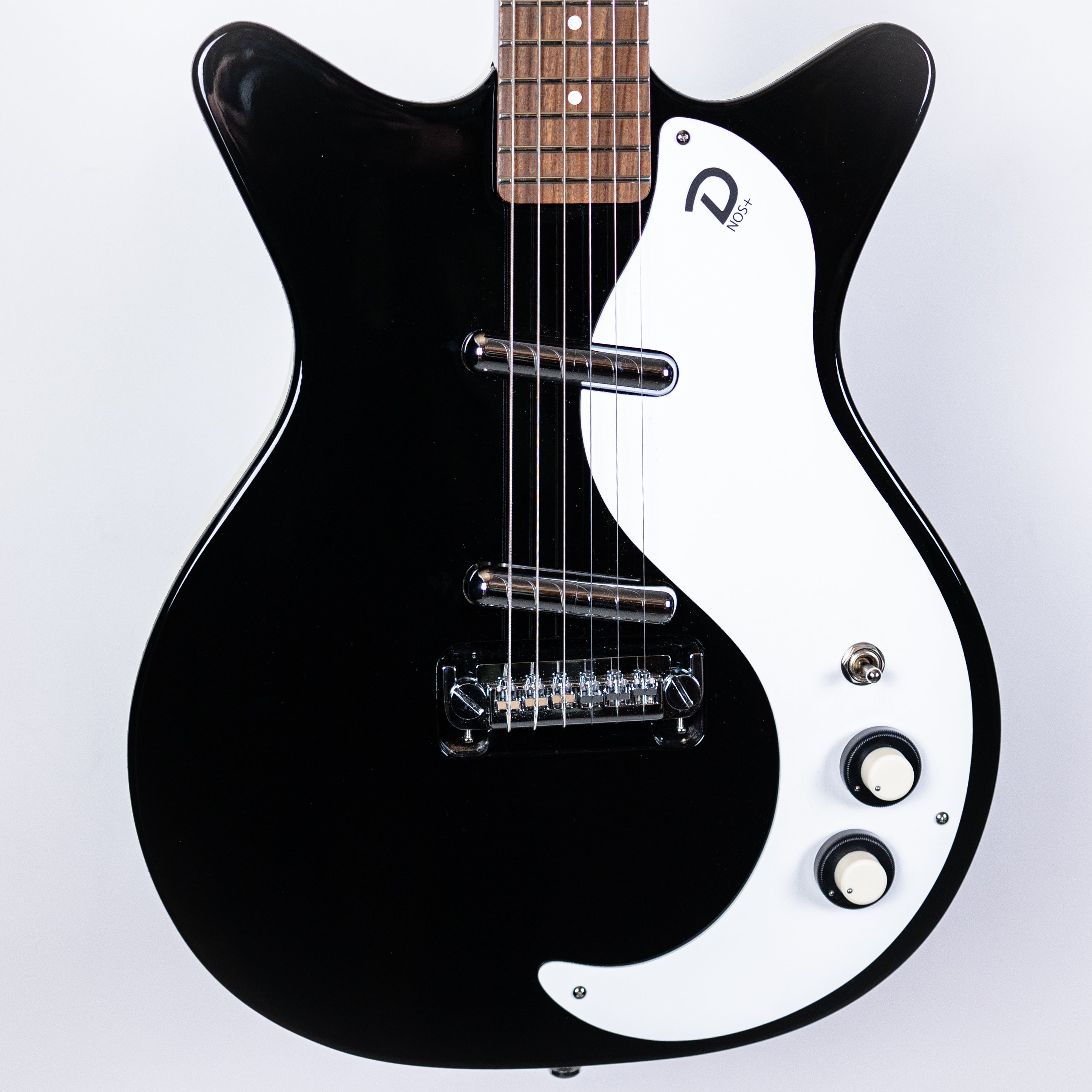 Danelectro 59M- NOS+ Double Cutaway Black — Rudy's Music