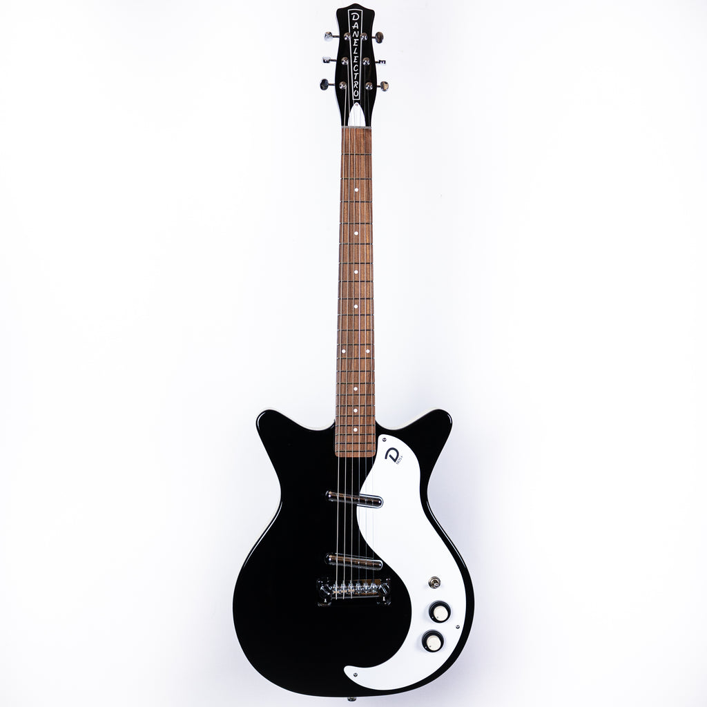 Danelectro 59M- NOS+ Double Cutaway Black — Rudy's Music