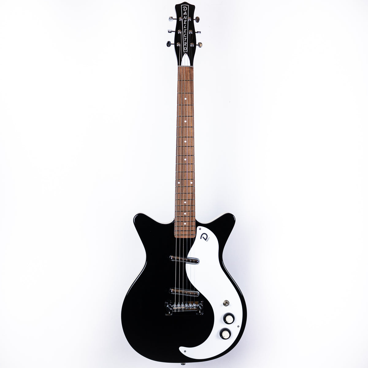Danelectro 59M- NOS+ Double Cutaway Black — Rudy's Music Soho