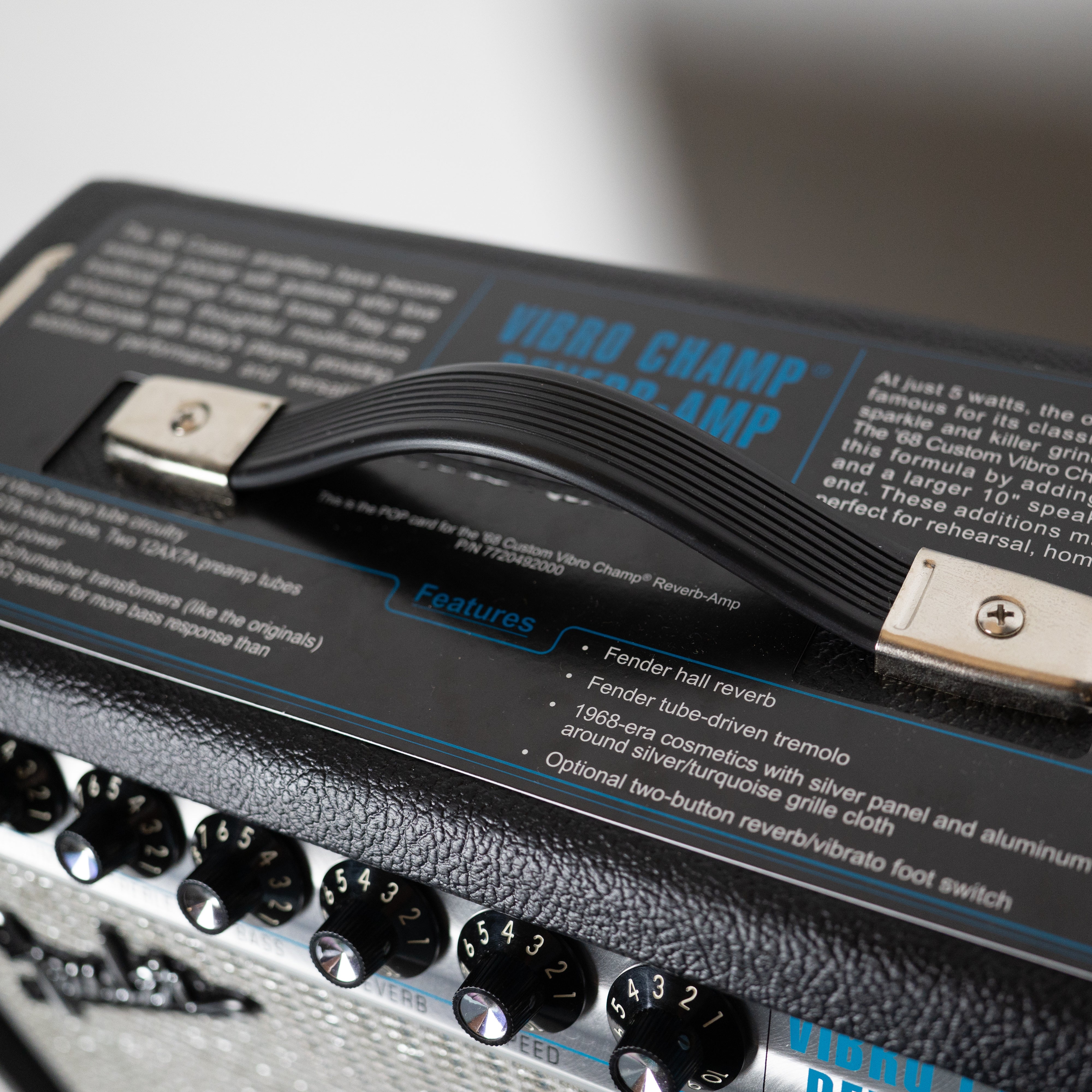 Fender '68 Custom Vibro Champ Reverb — Rudy's Music Fender '68 Custom Vibro Champ Reverb — Rudy's Music