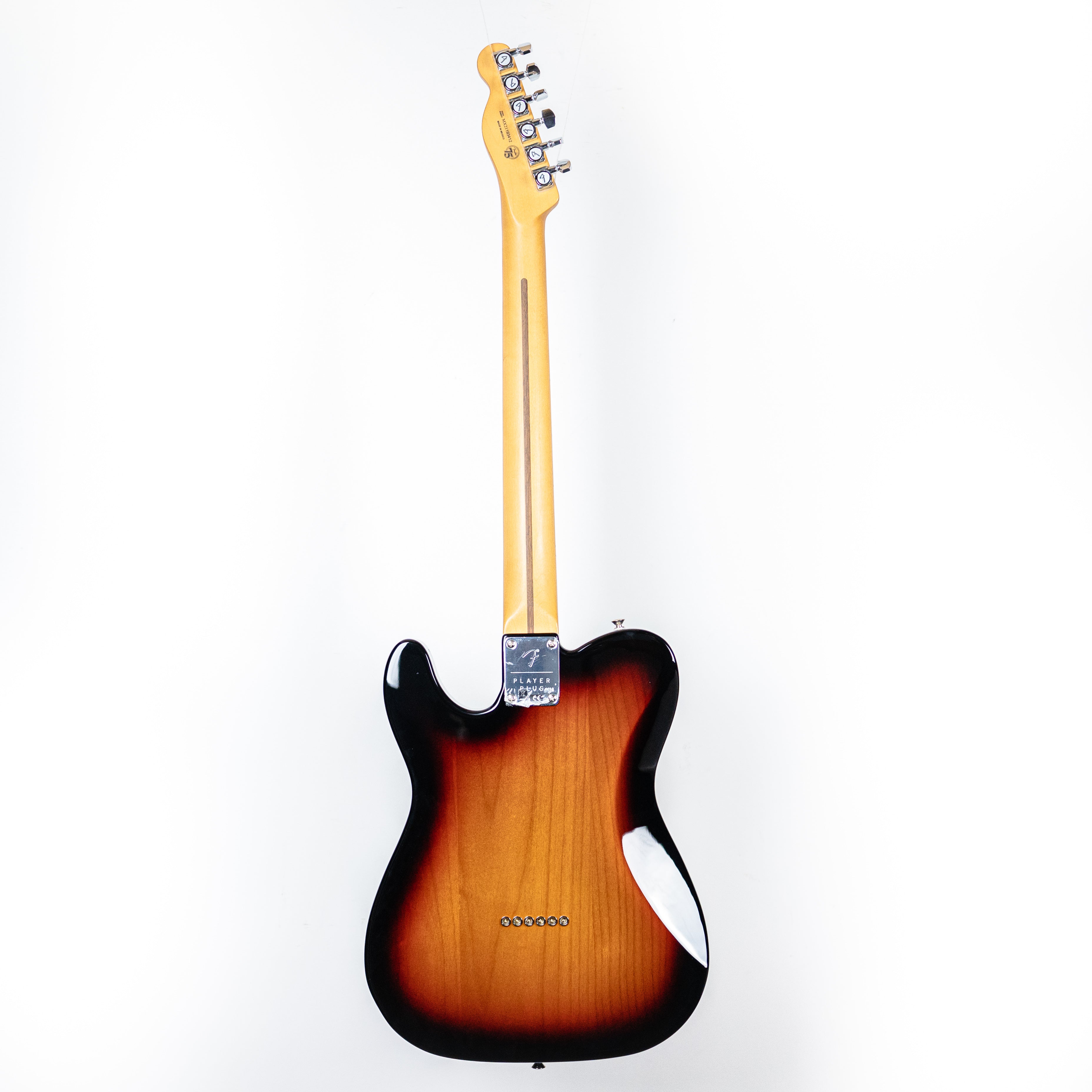Music　Neck　Fender　Sunburst,　Telecaster　Maple　Rudy's　Player　—　3-Color　Plus　Soho